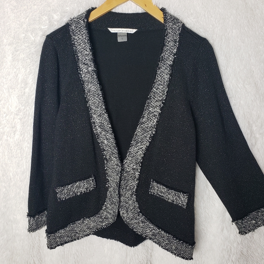 Peter Nygard V-neck classy blazer size L